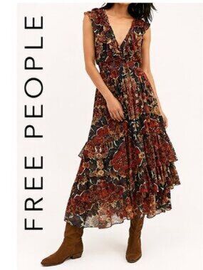Free People Devon Tiered Maxi Dress